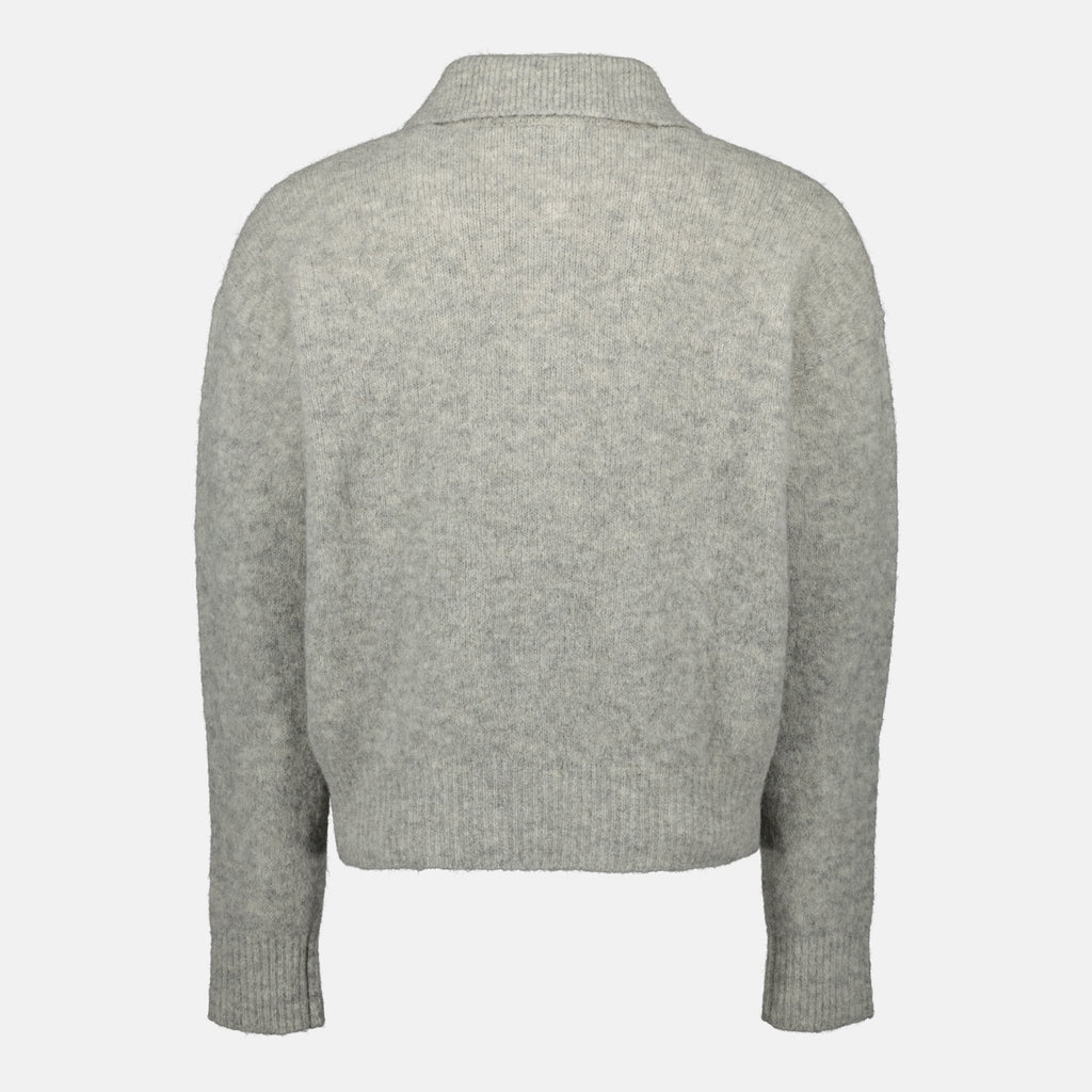 Imagen del artículo Polo de alpaca de Ami PARIS para Hombre - Temporada Otoño-Invierno 2025 - Vista Trasera