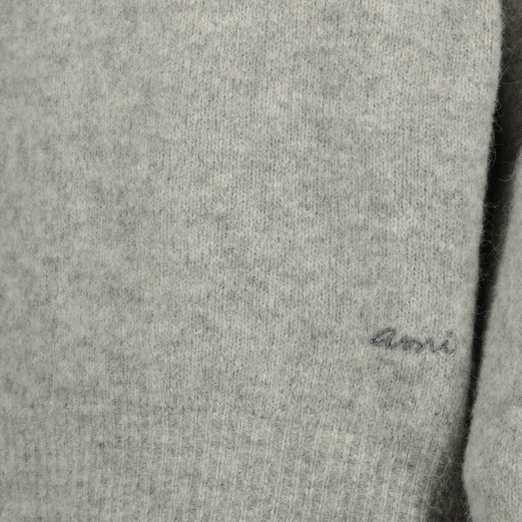 Imagen del artículo Polo de alpaca de Ami PARIS para Hombre - Temporada Otoño-Invierno 2025 - Vista Detallada_2