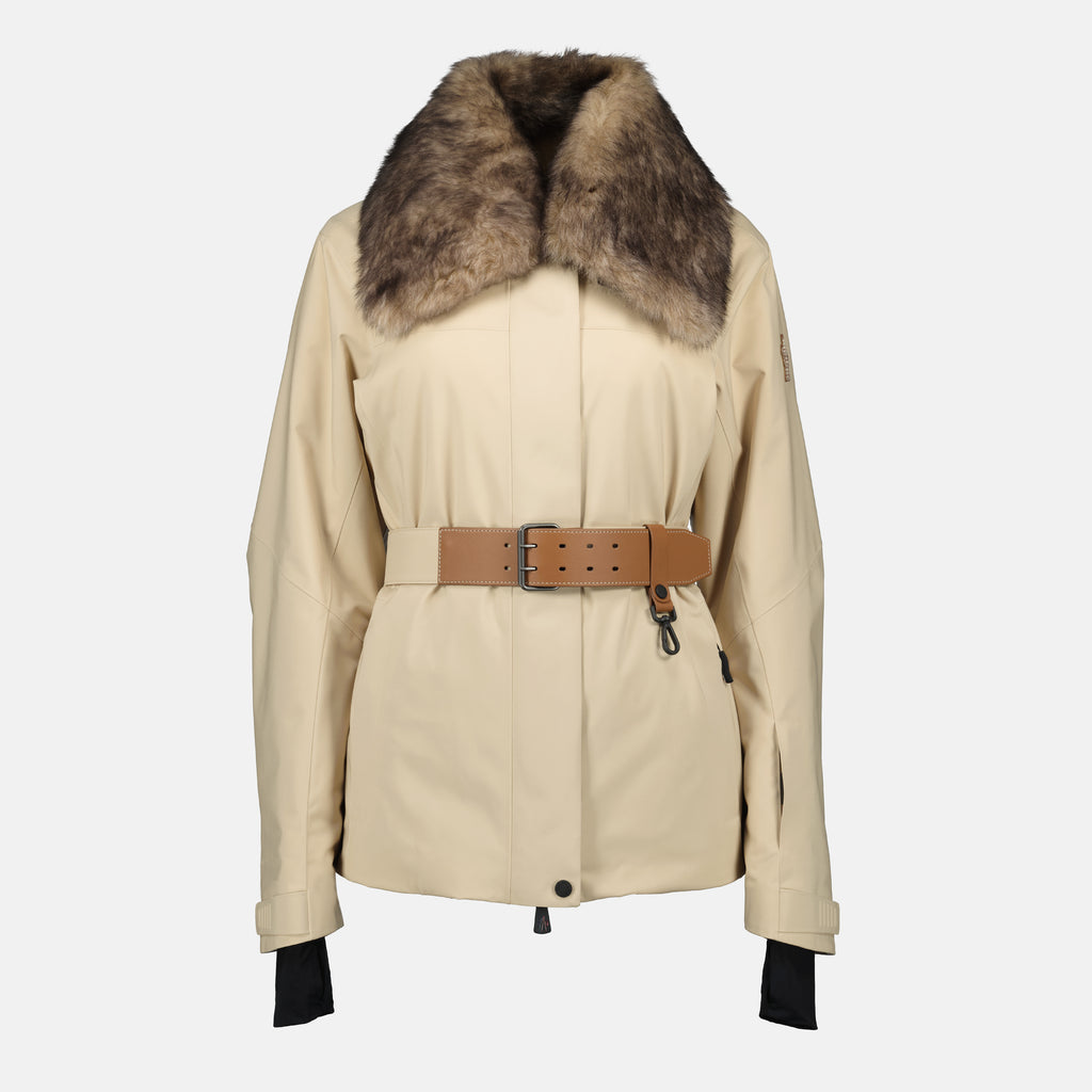 Manteaux Chaqueta de Esquí Vizelles Moncler Grenoble Beige Femme