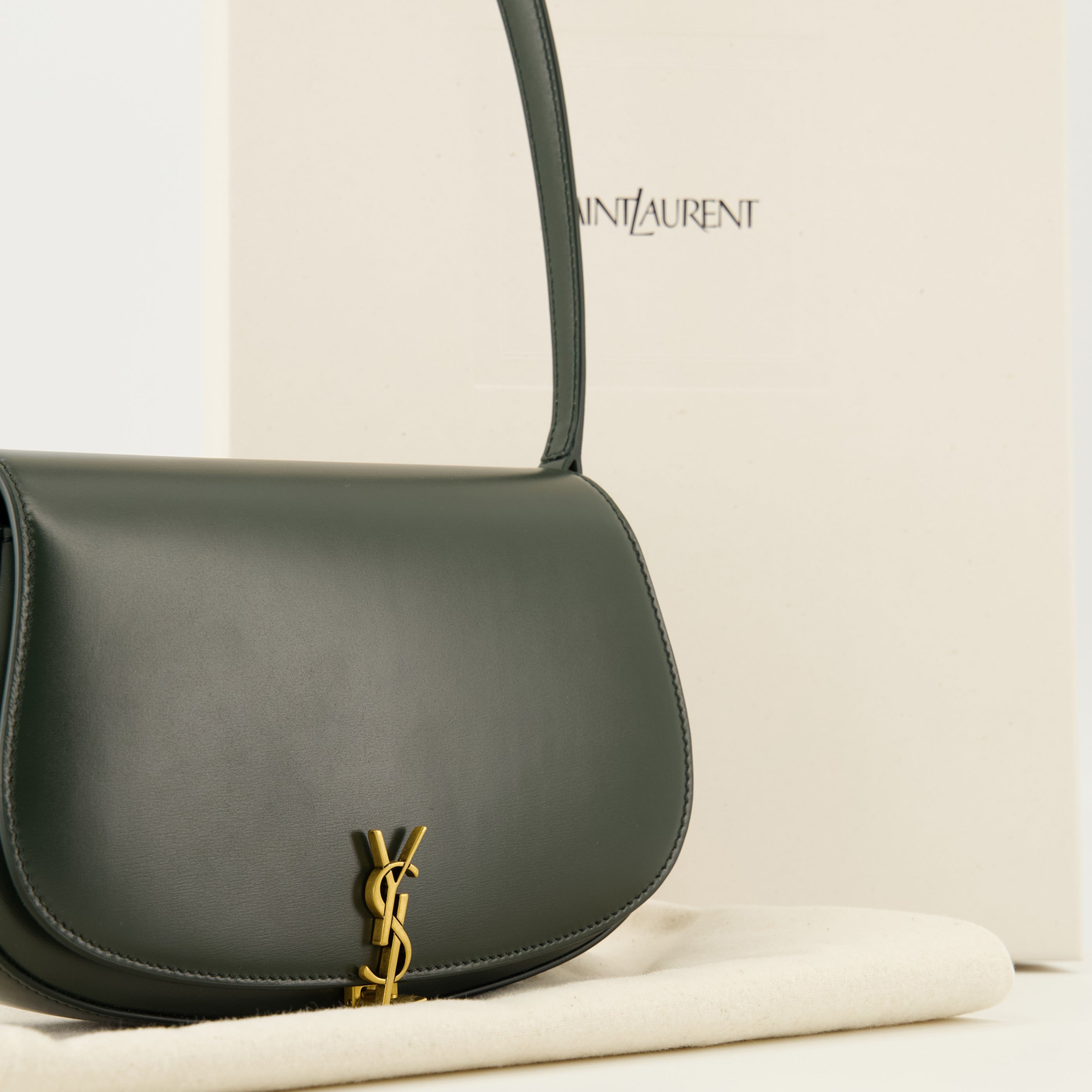 Sacs à main et épaule Mini sac Voltaire kaki Saint Laurent Vert Femme