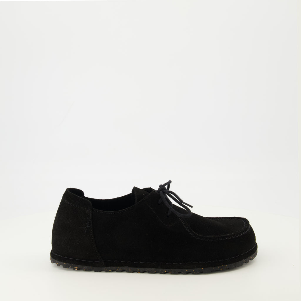 Image de l'article Mocassins Utti Lace noir de la marque Birkenstock pour Homme - Saison Automne-Hiver 2025 - Vue latérale droite