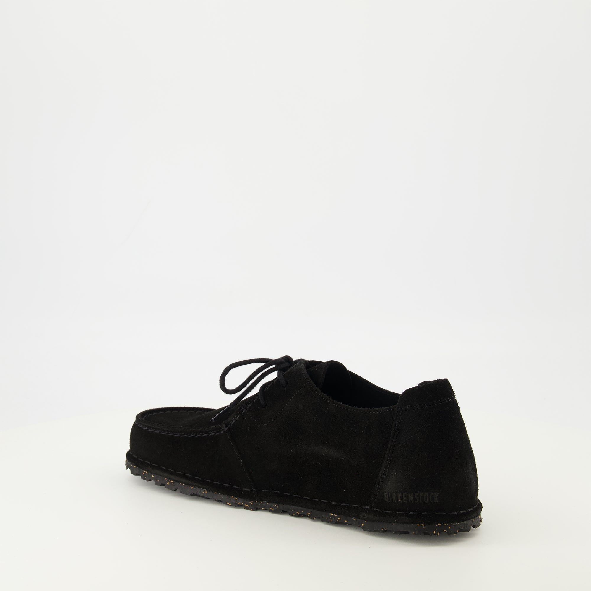 Image de l'article Mocassins Utti Lace noir de la marque Birkenstock pour Homme - Saison Automne-Hiver 2025 - Vue trois quarts arrière droite