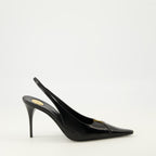 Imagem dos Sapatos de Salto Babylone da marca Saint Laurent para Mulher - Temporada Outono-Inverno 2025 - Vista lateral direita