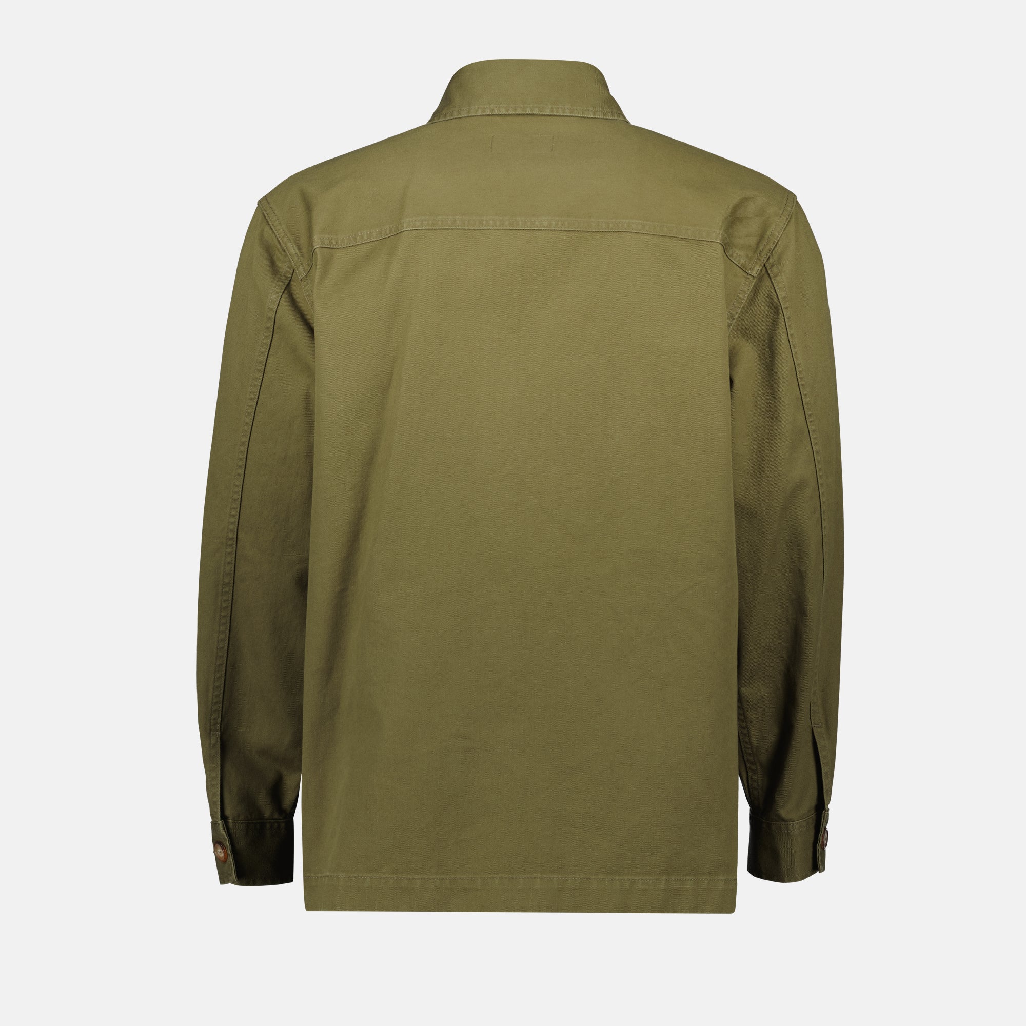 Image de l'article Chemise en denim Cassandre de la marque Saint Laurent pour Homme - Saison Automne-Hiver 2025 - Vue de Dos