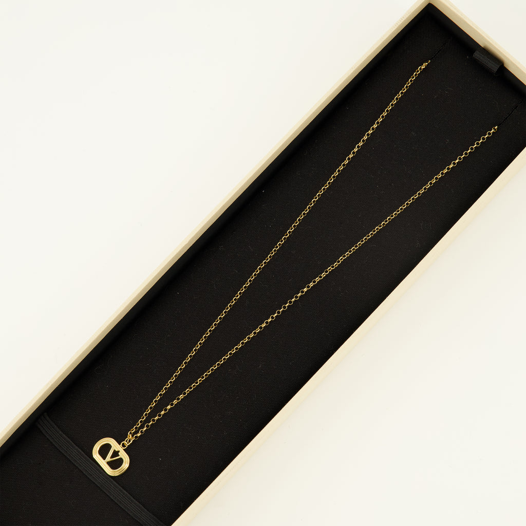 Imagen del artículo Collar VLogo Signature de la marca Valentino Garavani para Mujer - Temporada Otoño-Invierno 2025 - Vista Detallada_3