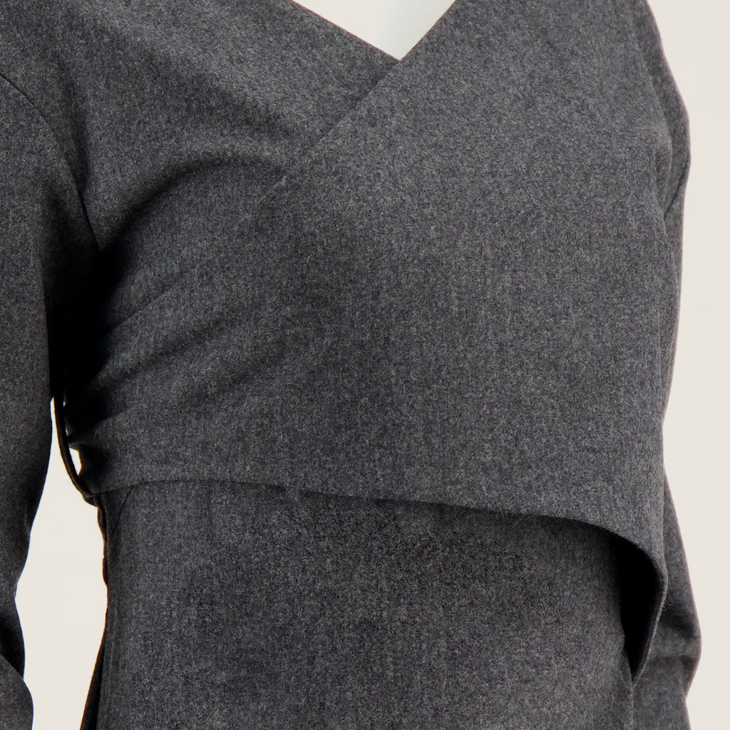 Immagine del vestito lungo Aubrey del marchio Khaite per Donna - Stagione Autunno-Inverno 2025 - Vista Dettagliata_3