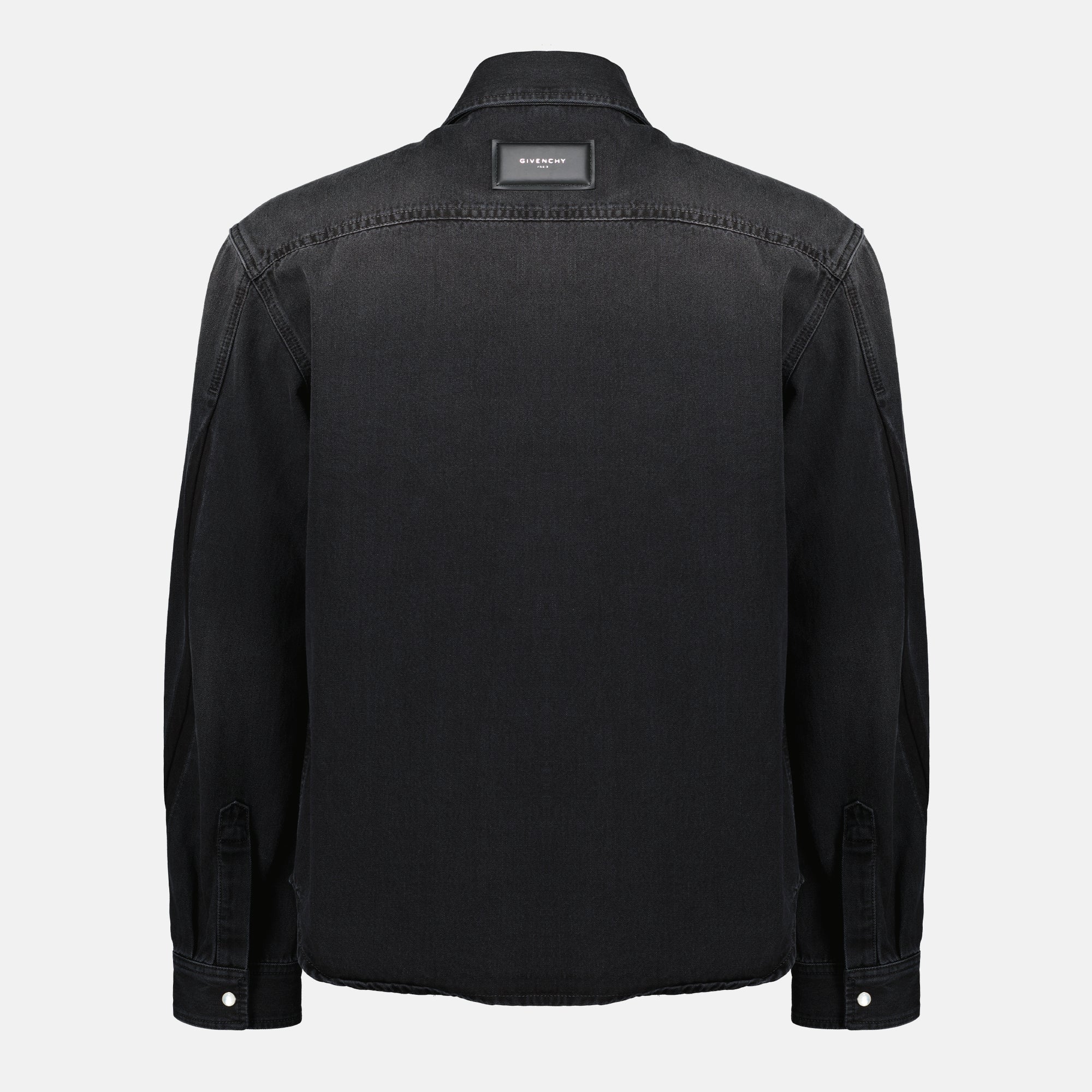 Chemises Veste en denim gris Givenchy Noir Homme