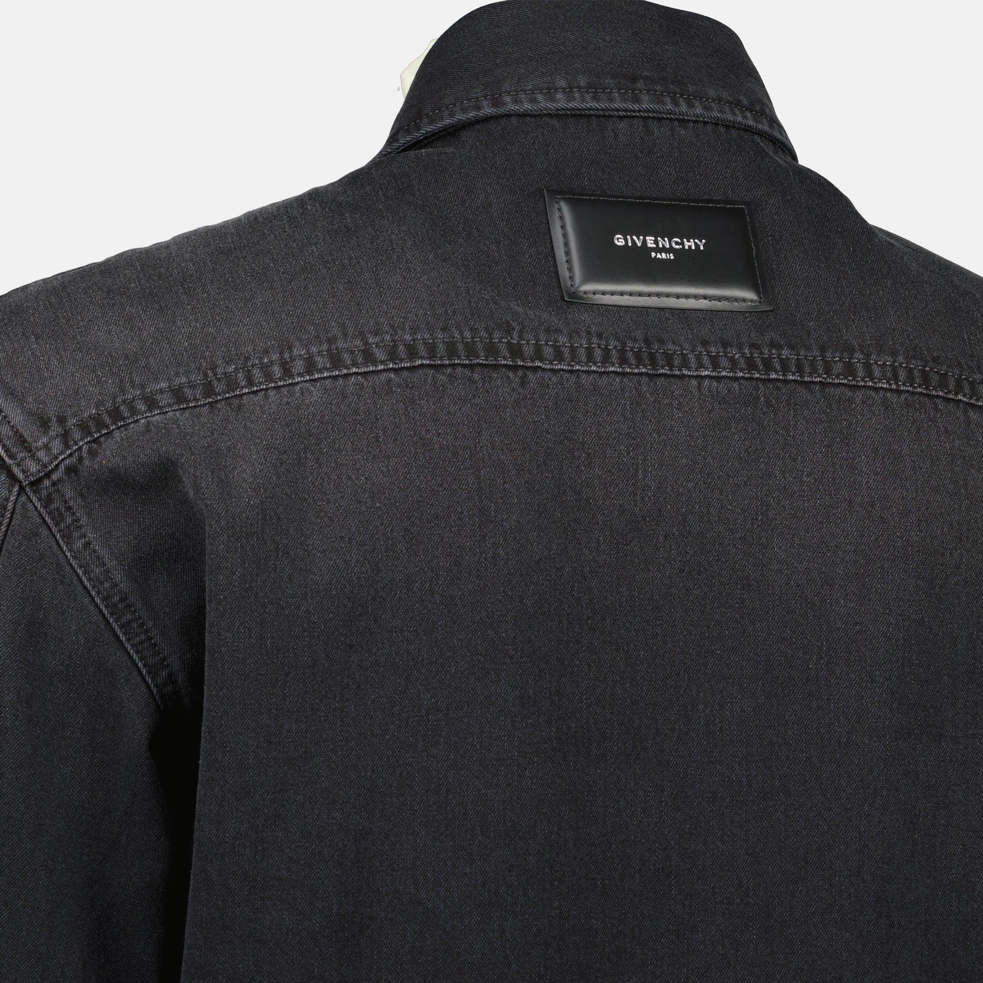 Chemises Veste en denim gris Givenchy Noir Homme