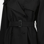 Imagen del trench largo Castleford negro de Burberry para Mujer - Temporada Primavera-Verano 2026 - Vista Detallada_2