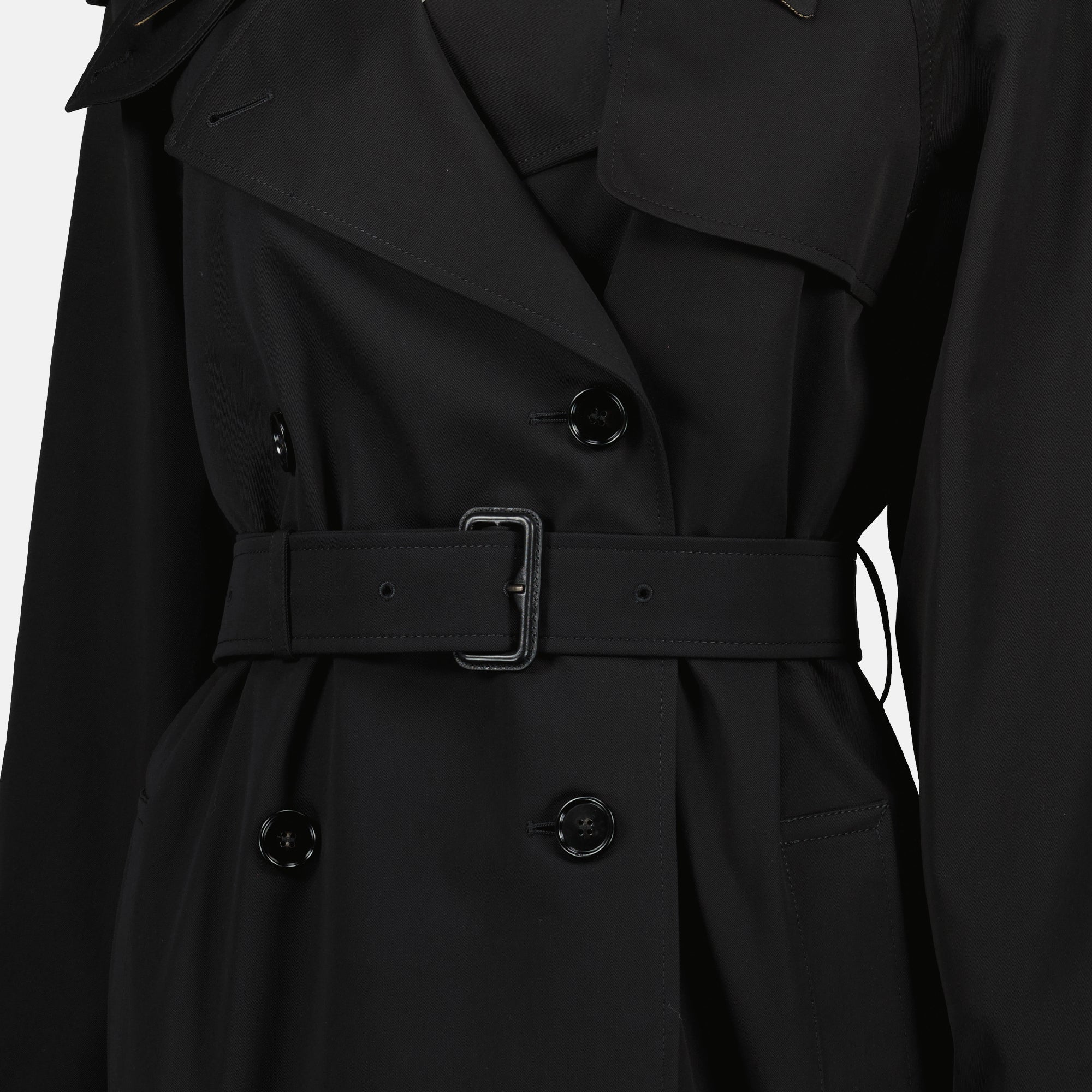 Manteaux Trench long Castleford noir Burberry Noir Femme