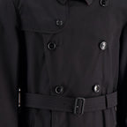 Imagem do Trench Heritage longo preto da marca Burberry para Homem - Temporada Primavera-Verão 2026 - Vista Detalhada 1