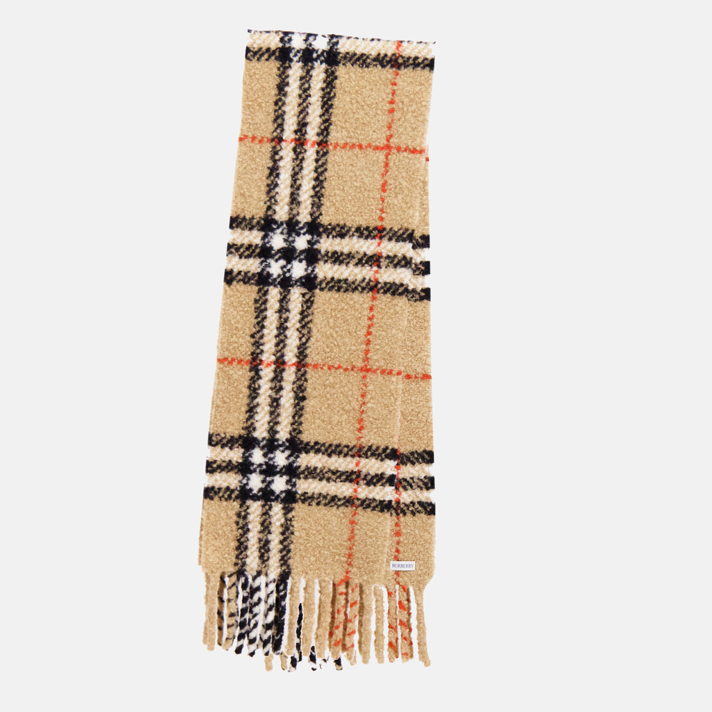 Imagen del artículo Bufanda de algodón de Burberry para unisex - Temporada Primavera-Verano 2026 - Vista Frontal