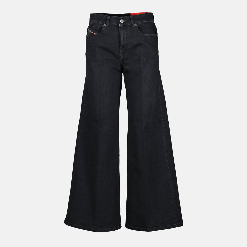 Pantalons Jean D-Akemi 1978 L28 black Diesel Noir Femme