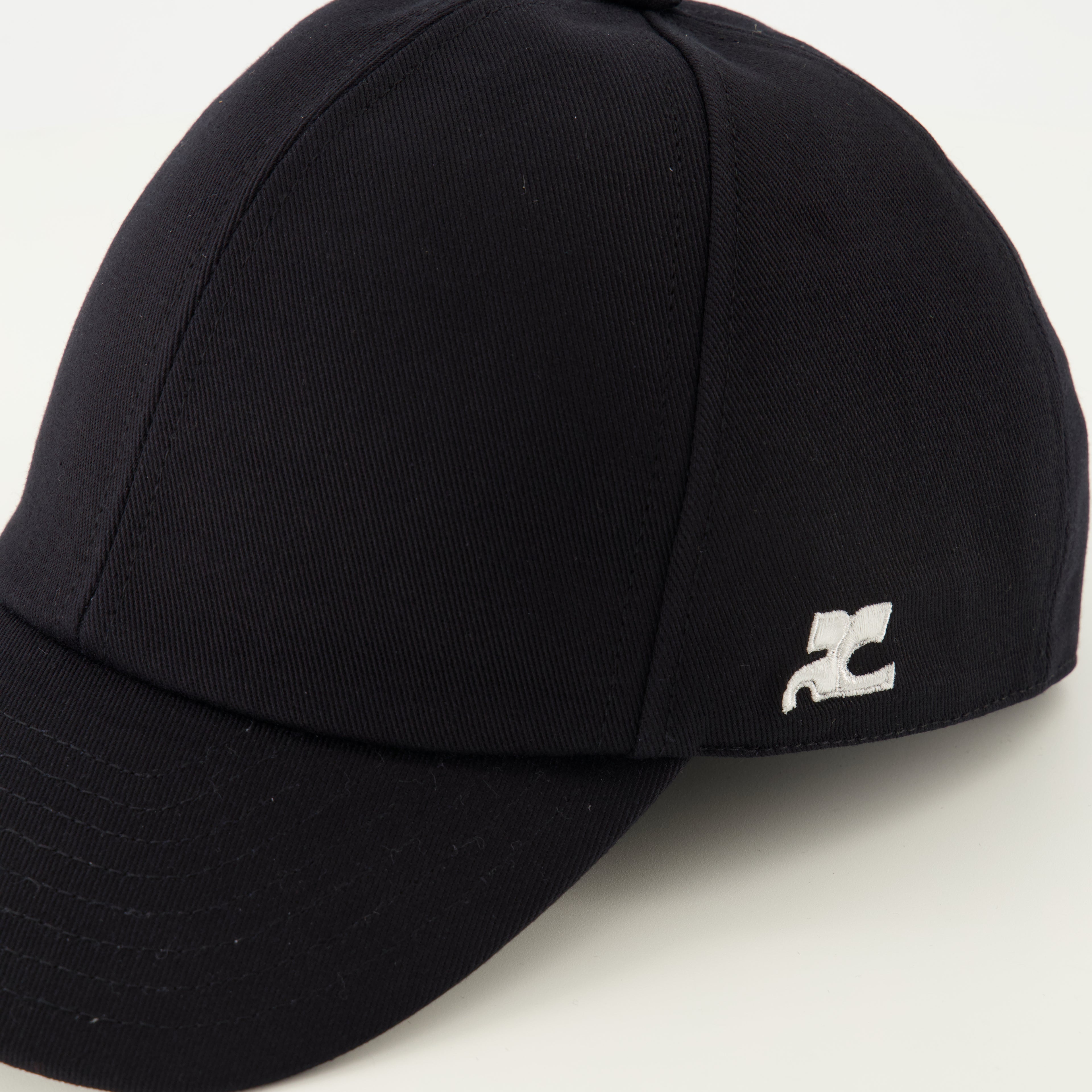 Chapeaux, casquettes et bonnets Casquette AC noir Courrèges Noir Homme