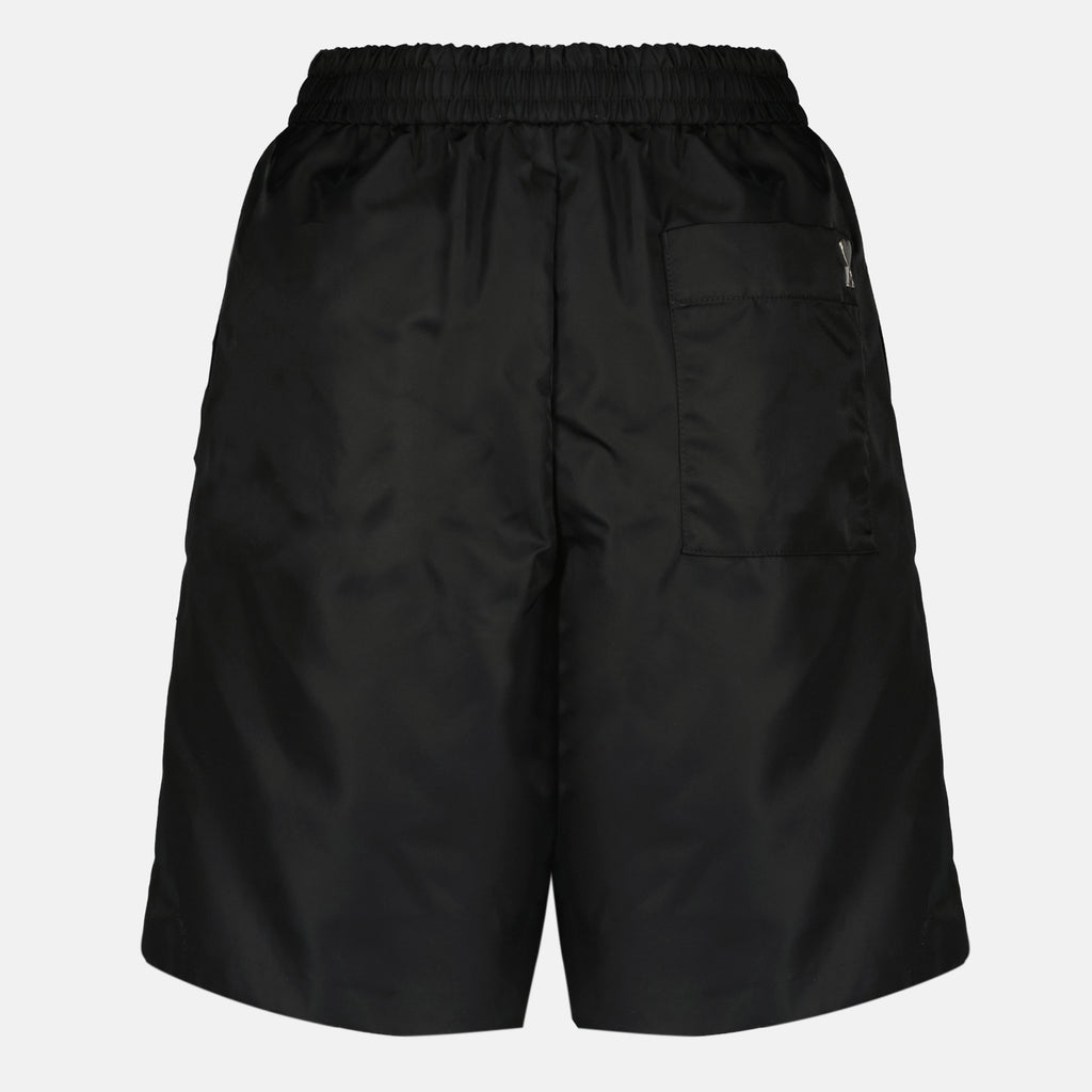 Shorts Shorts de Nylon Negro Ami PARIS Noir Homme
