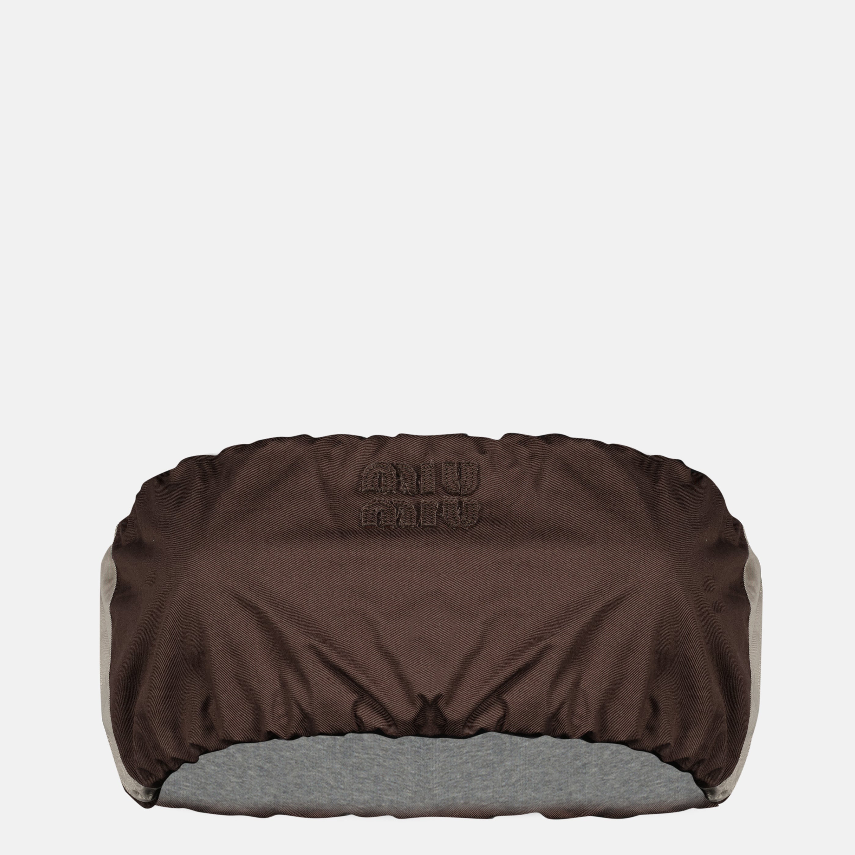 Tops Bandeau marron en jersey Miu Miu Marron Femme