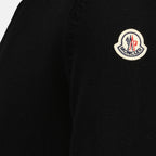Imagem do pulôver de malha preta da marca Moncler para Homem - Temporada Primavera-Verão 2026 - Vista detalhada_1