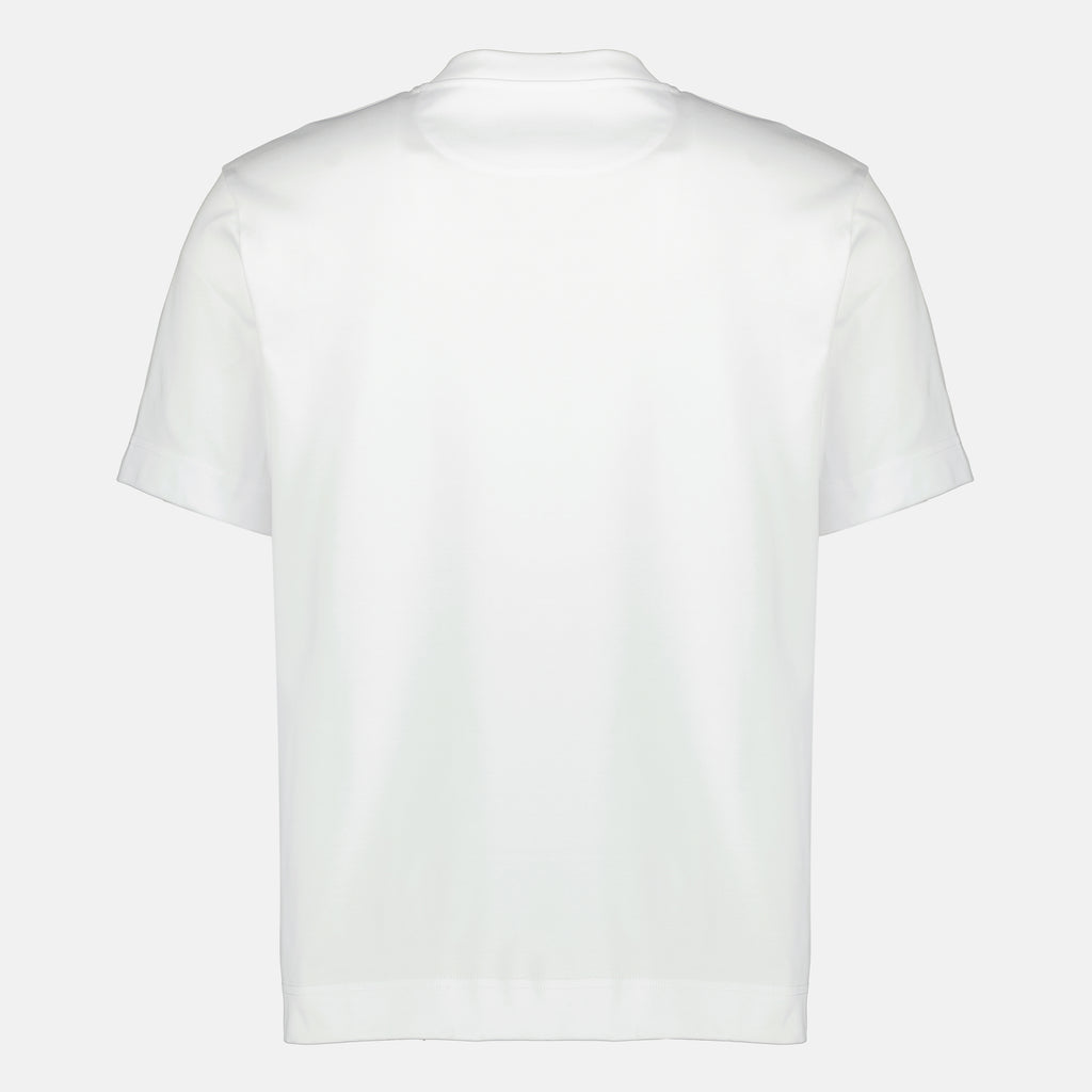T-shirts FF 코튼 티셔츠 화이트 Fendi Blanc Homme