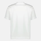 T-shirts T-shirt FF en coton blanc Fendi Blanc Homme