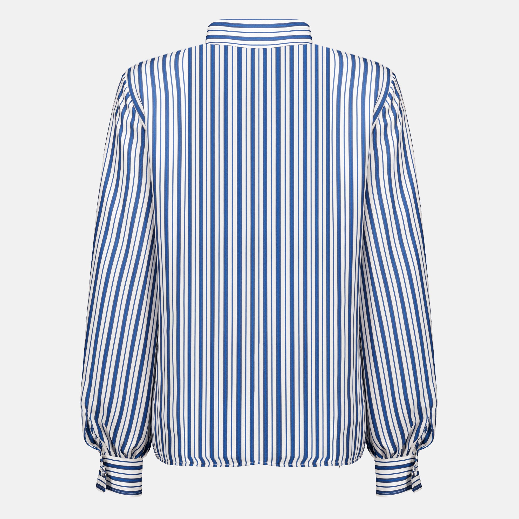 Chemises Chemisier en soie à rayures bleu Max Mara Bleu Femme