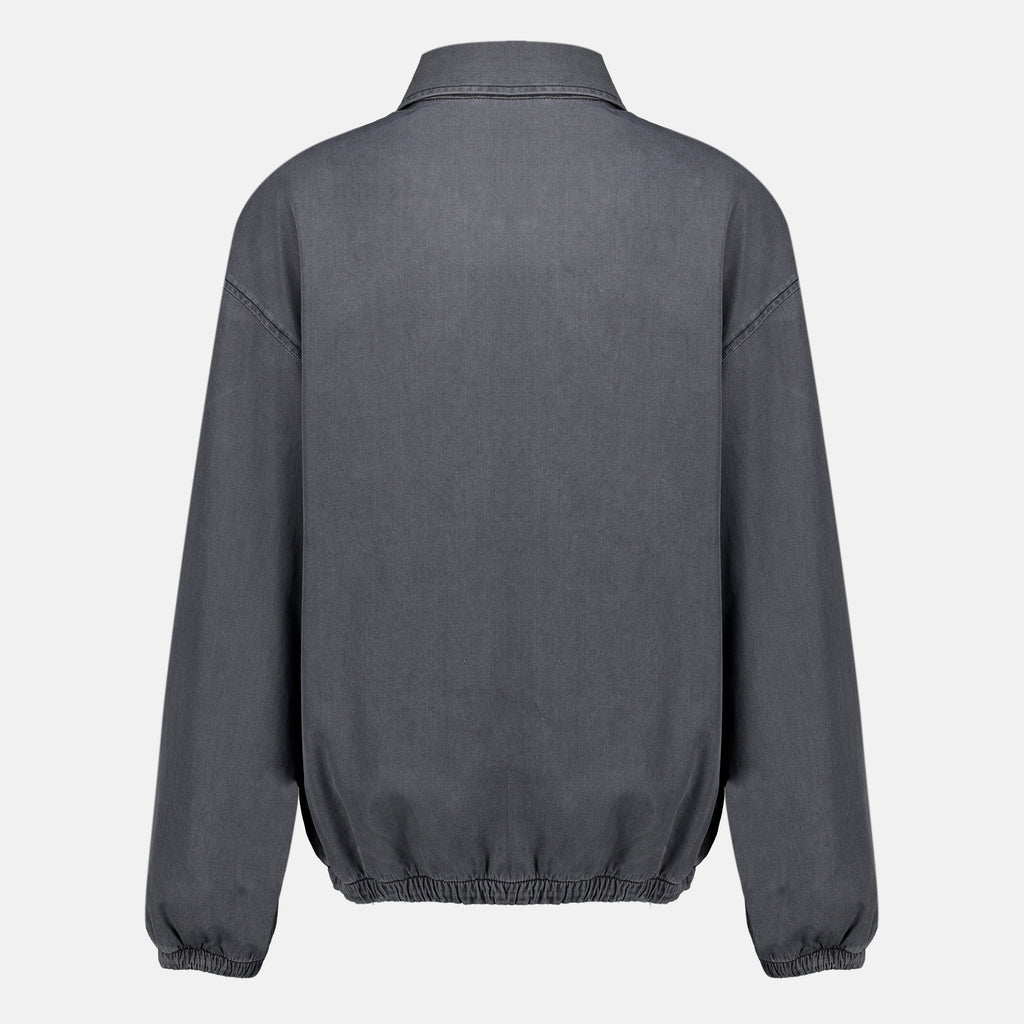 Vestes Casaco de Chambray Cinza Miu Miu Gris Femme