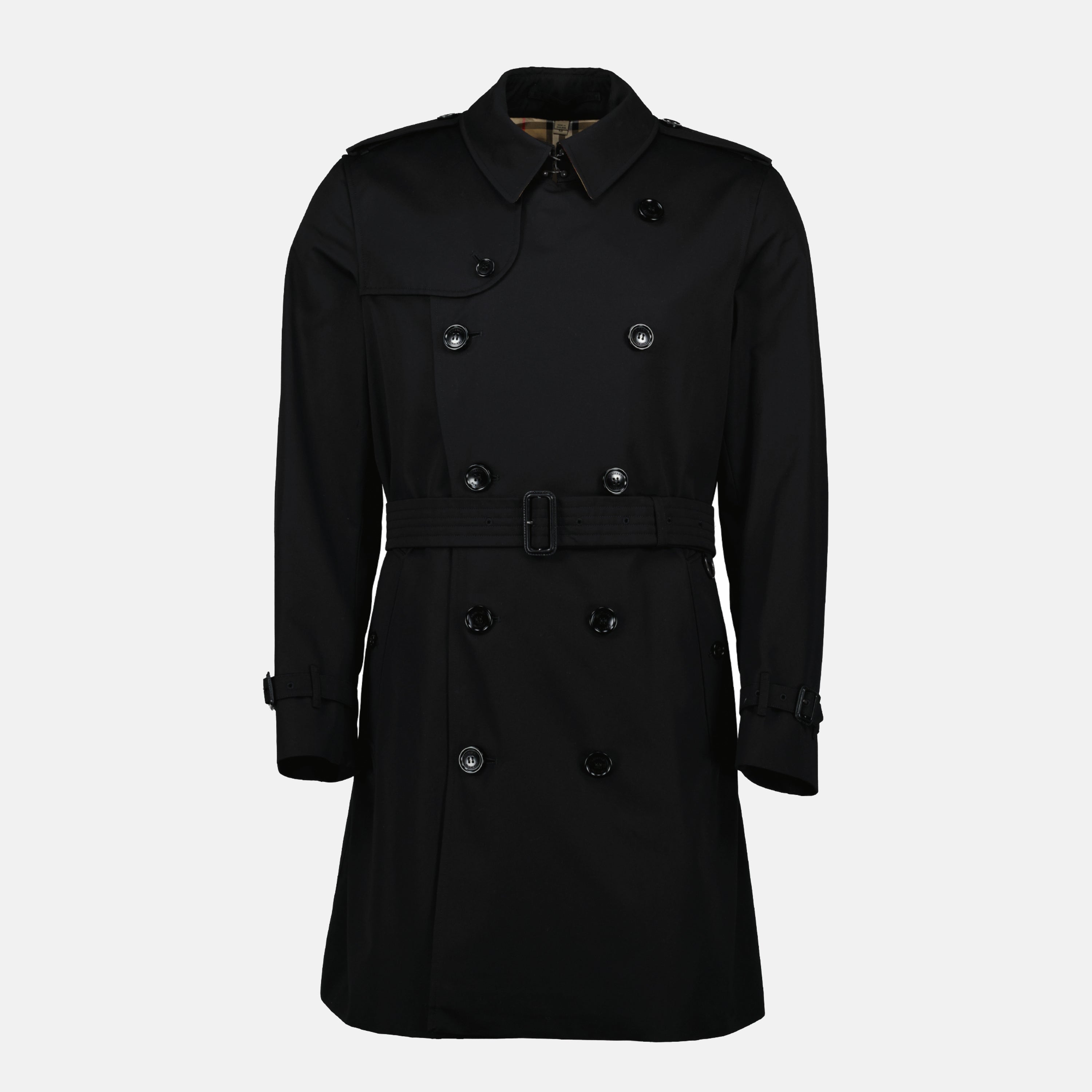 Coats Kensington Trench Burberry Black Homme