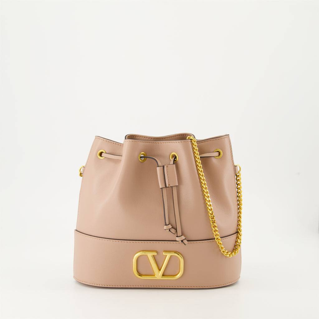 Borse secchiello Sac seau VLogo Valentino Garavani Beige Femme