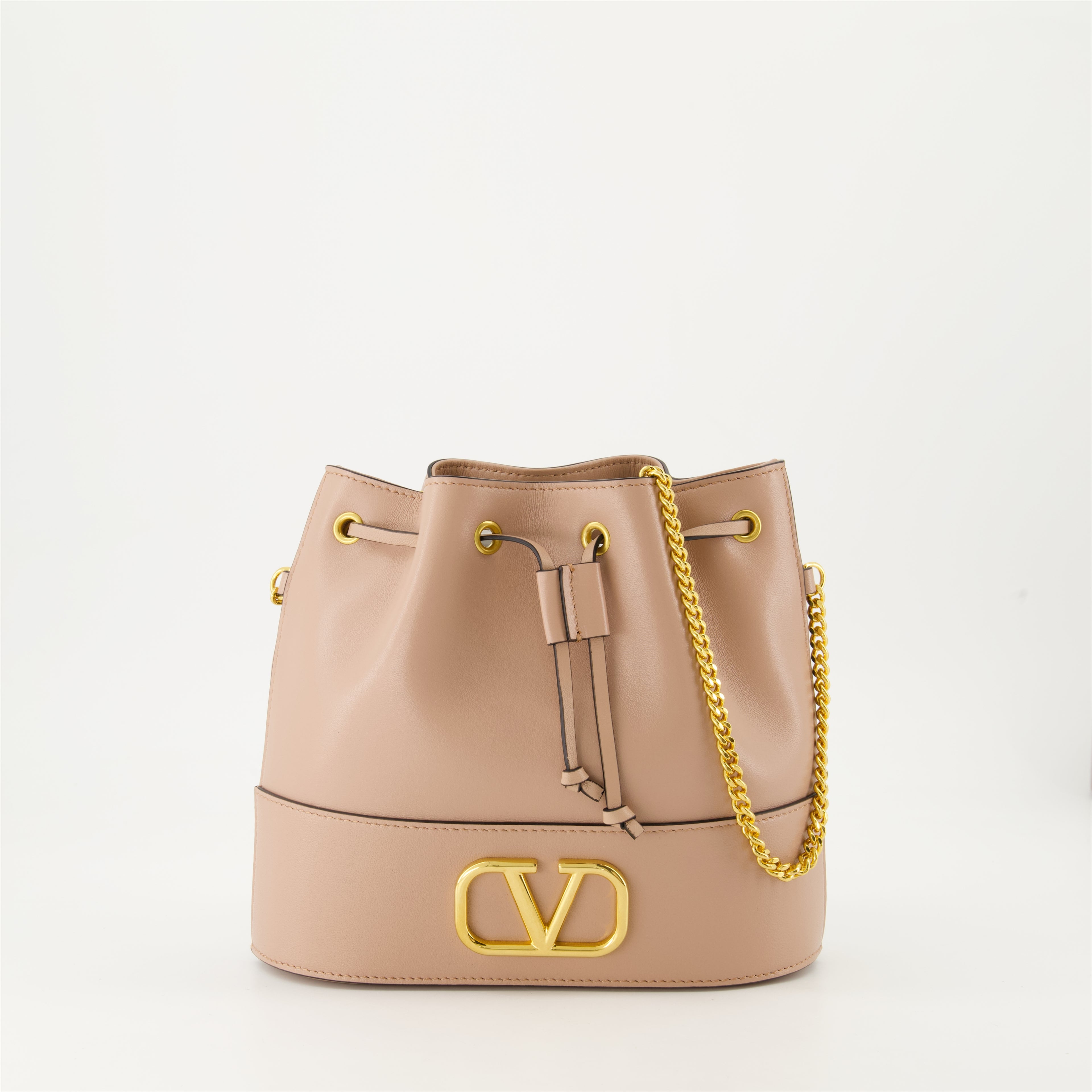 Borse secchiello Sac seau VLogo Valentino Garavani Beige Femme