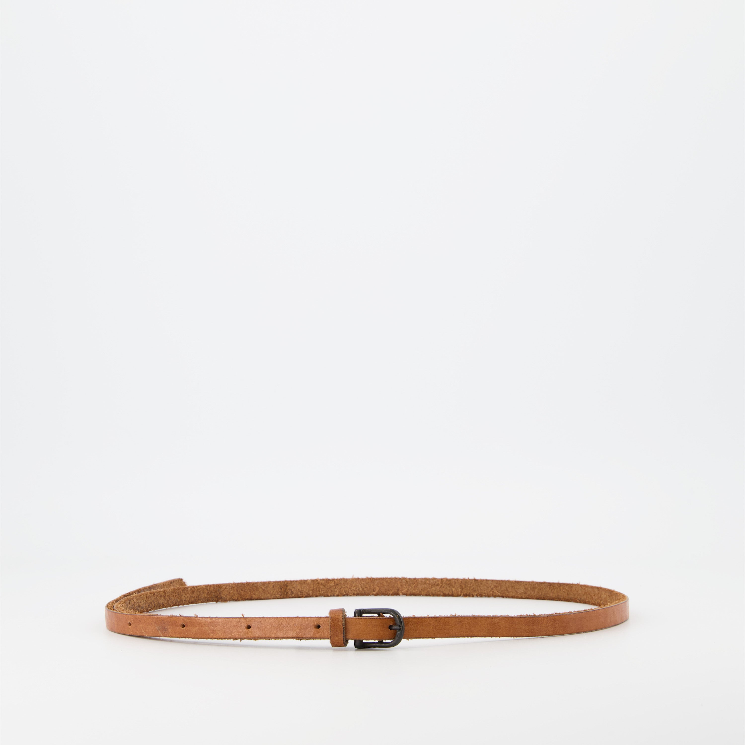 Ceintures Ceinture en cuir Raquel Allegra Marron Femme
