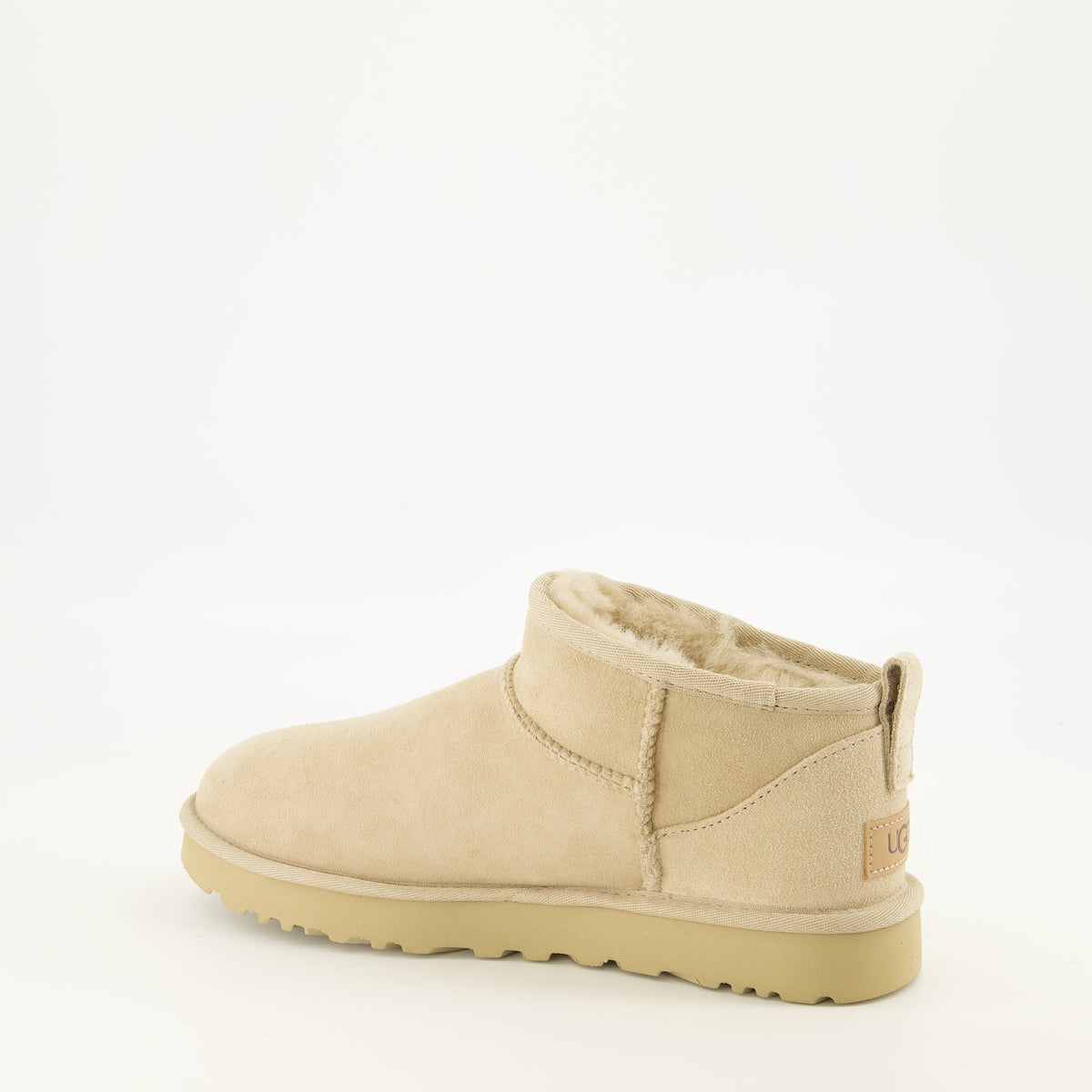 Bottines Bottes Classic Ultra mini beige Ugg Beige Femme