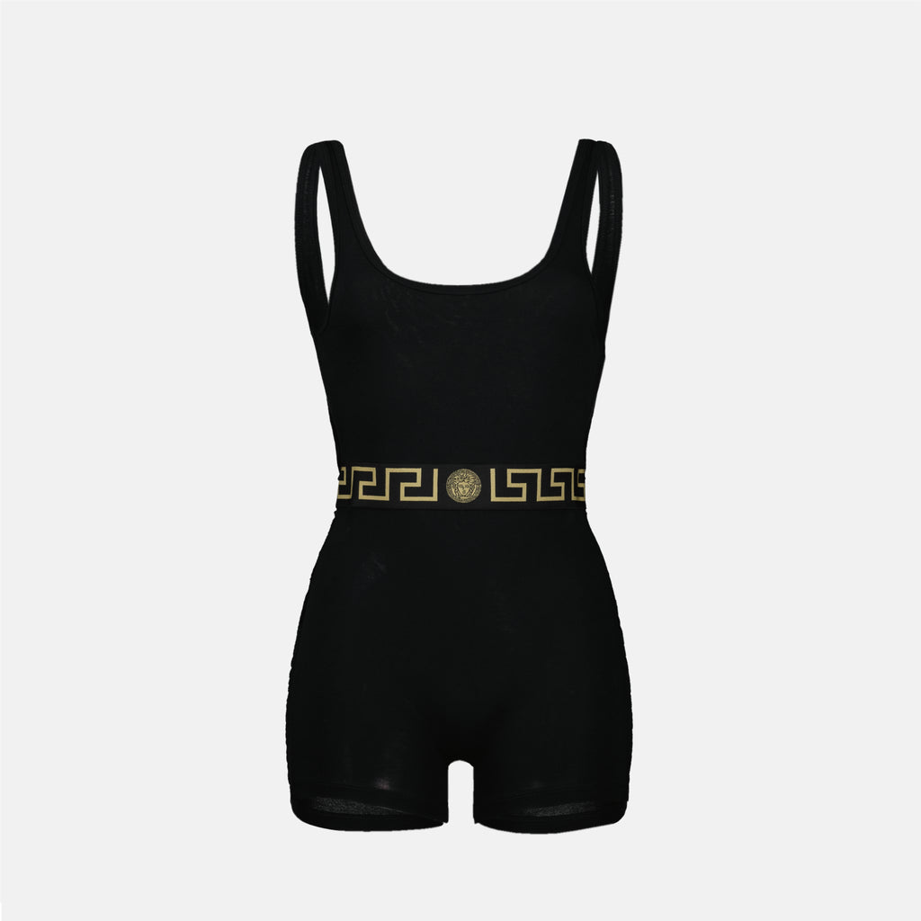 Sous-vêtements et homewear Combinaison Medusa Greca noire Versace Noir Femme