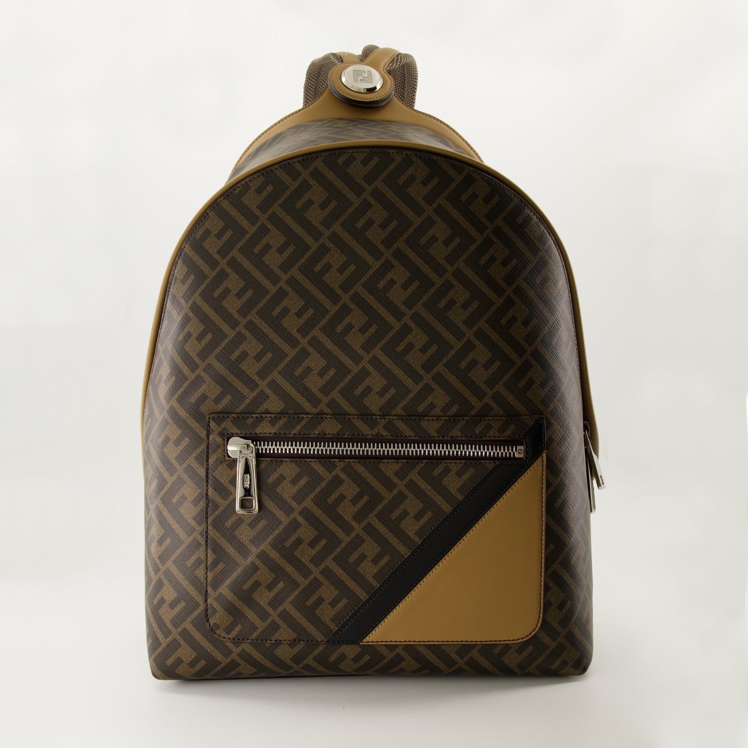 Sacs à dos Sac à dos Chiodo Diagonal Fendi Marron Homme