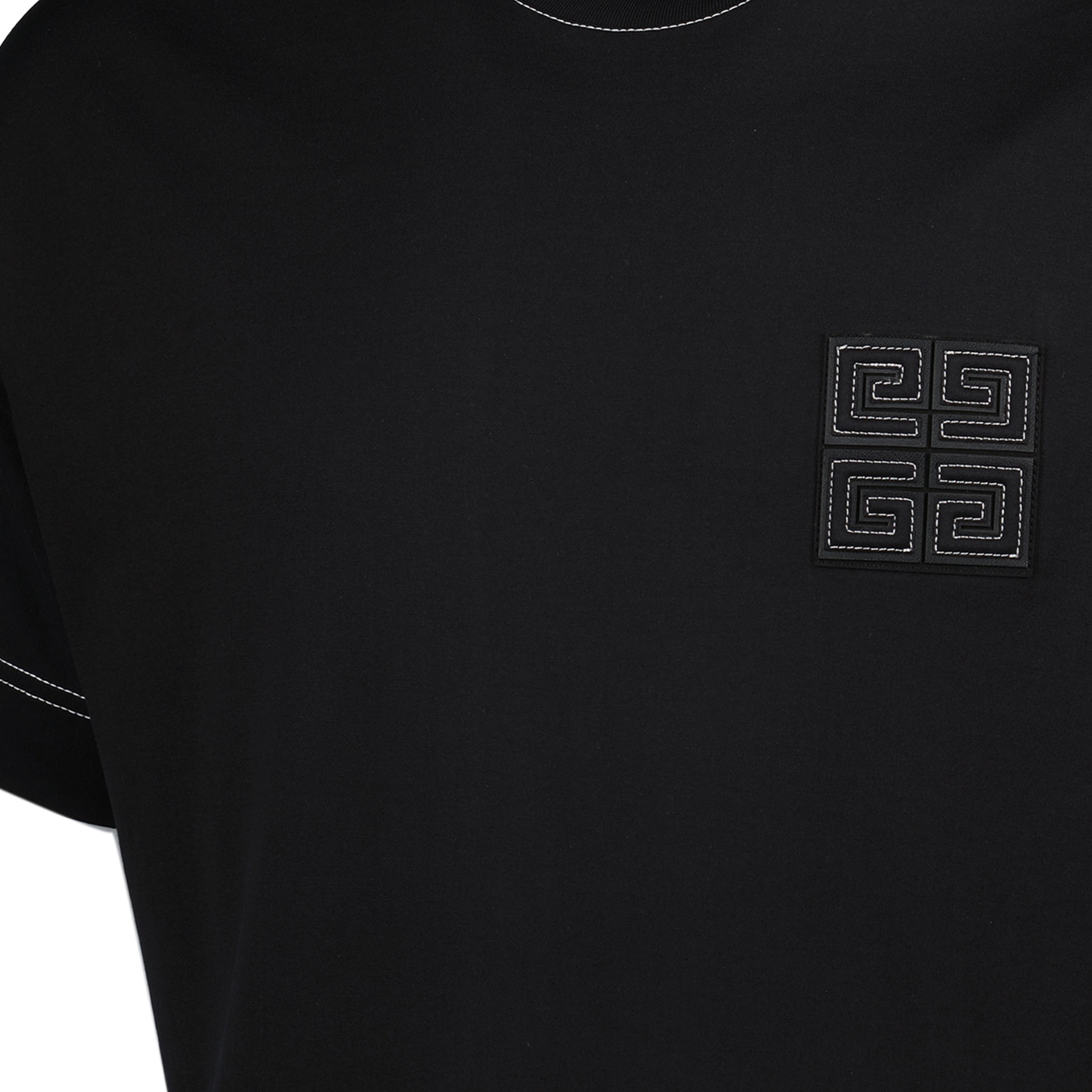 Camisetas Camiseta Negra 4G Givenchy Negro Homme