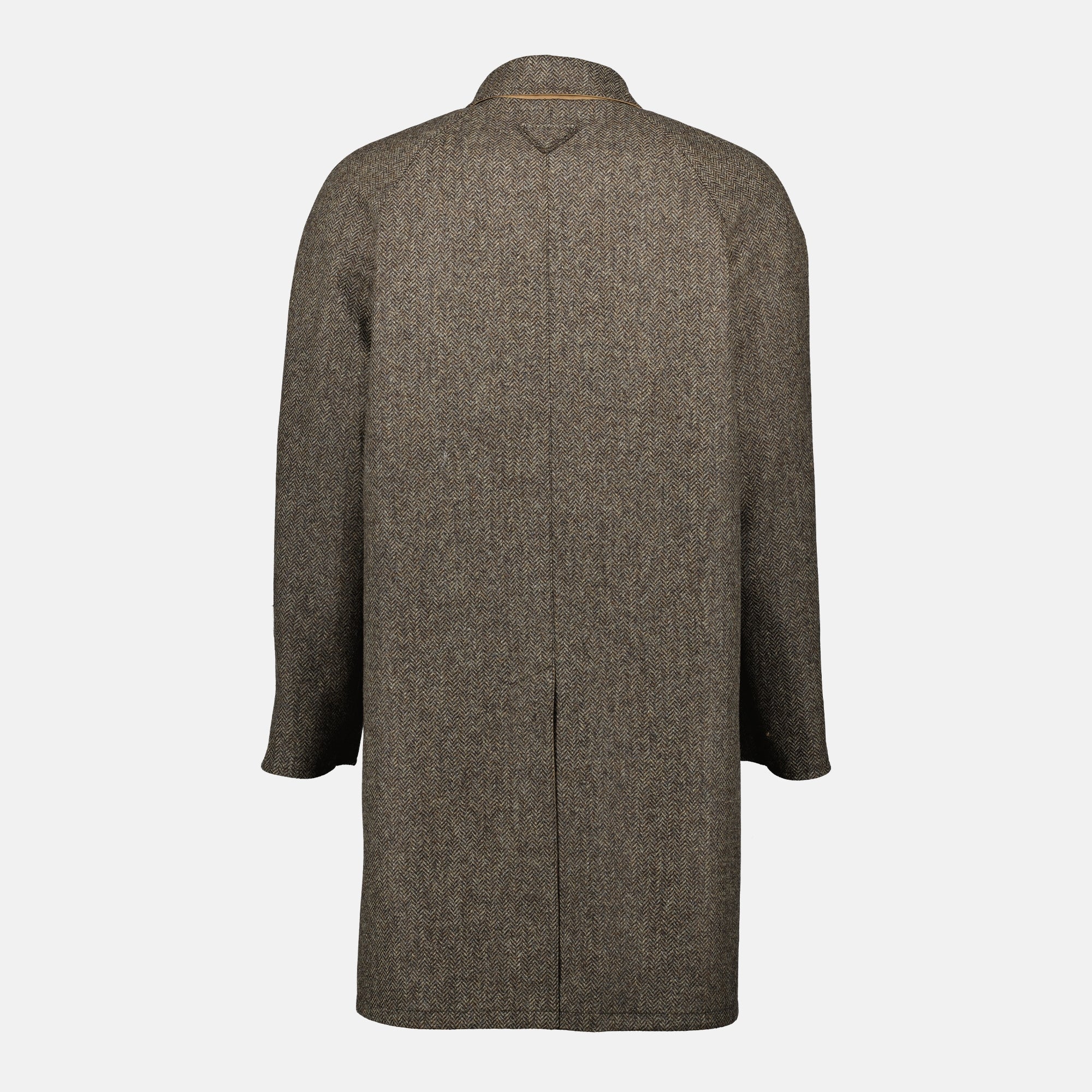 Manteaux Abrigo Reversible Beige Prada Beige Homme