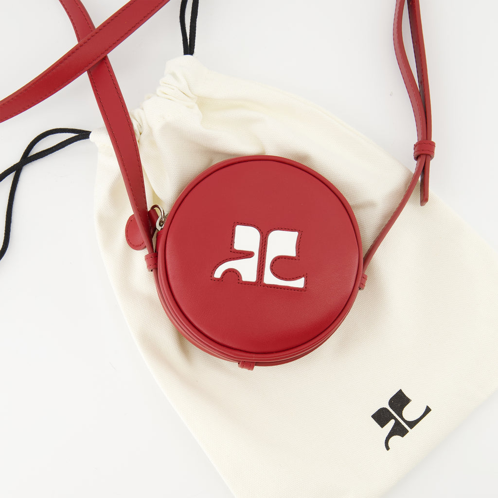Sacs à main et à épaules Circle Bag Reissue Courrèges Rouge Homme