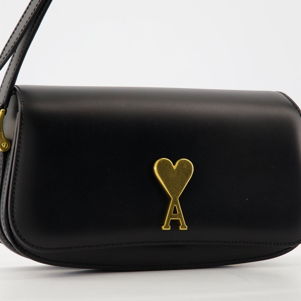 Sacs à main et épaule Sac baguette Paris Paris Ami PARIS Noir Unisexe