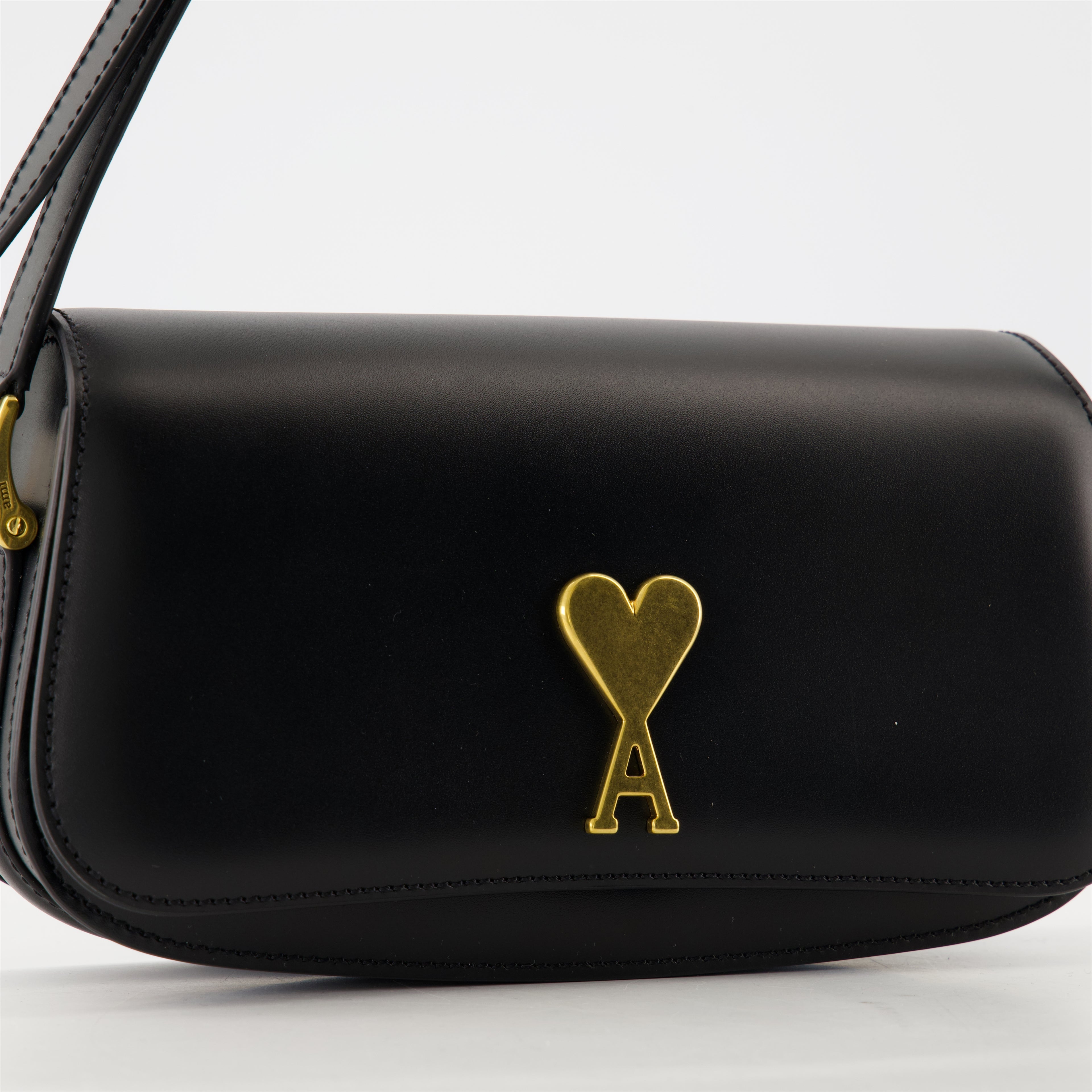 Sacs à main et épaule Sac baguette Paris Paris Ami PARIS Noir Unisexe