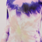 Kleider Tie and Dye Kleid Rabanne Lila Femme