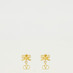 Bijoux Boucles d'oreilles VLogo avec cristaux Swarovski® doré Valentino Garavani Doré Femme