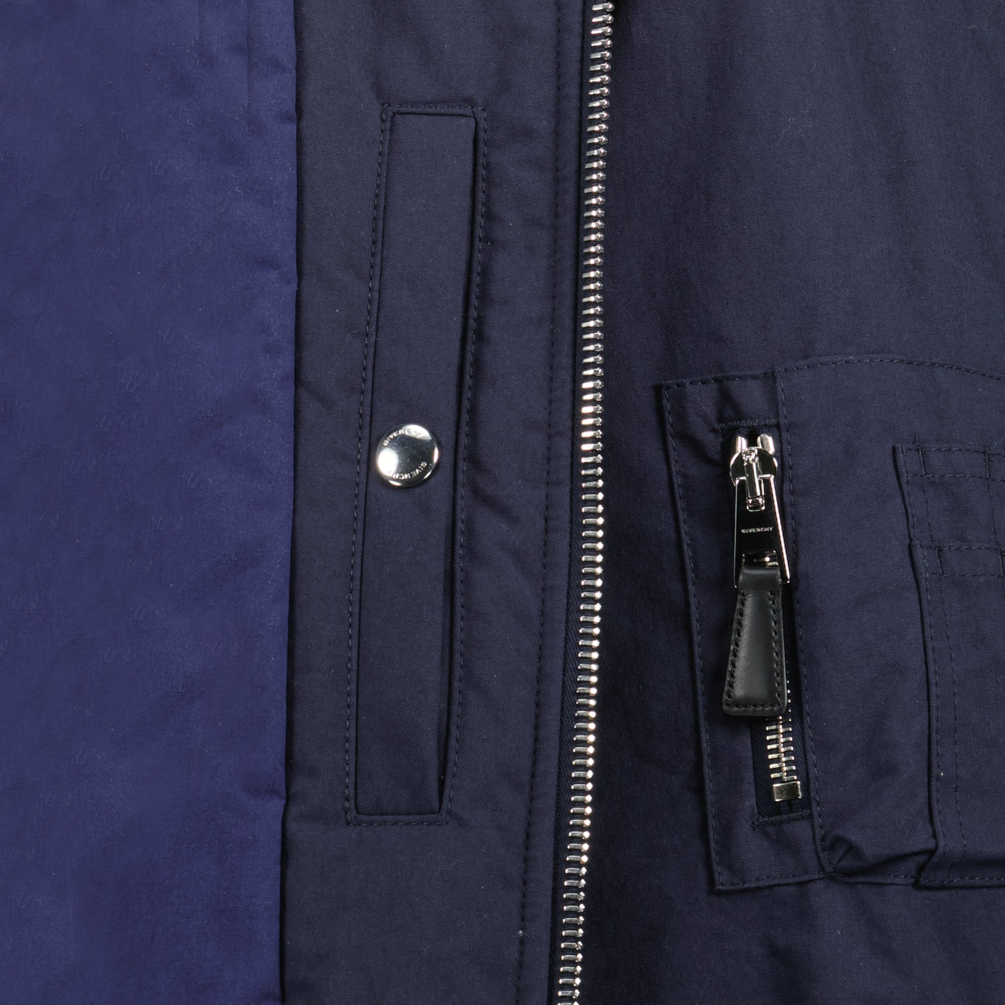 Vestes Bomber en coton Givenchy Bleu foncé Homme