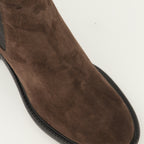 Imagen de las Botas de Tobillo de Ante de Tod's para Mujer - Temporada Otoño-Invierno 2025 - Vista Detallada de Arriba