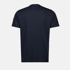Camisetas T-Shirt com Logotipo Desbotado Moncler Azul escuro Homme