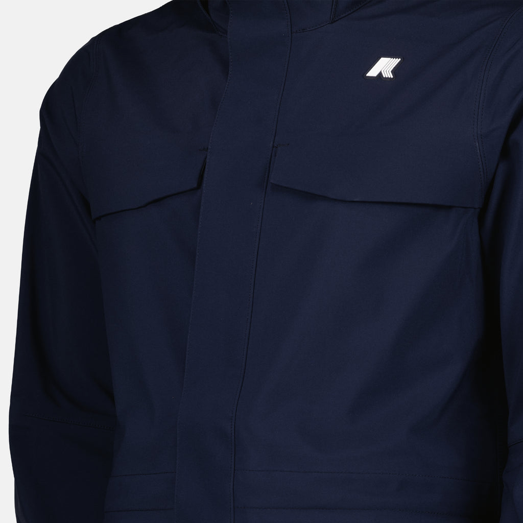 Manteaux Parka Manphy Bonded K-Way Bleu Homme