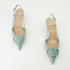 Zapatos de tacón VLogo Pumps Valentino Garavani Verde Femme