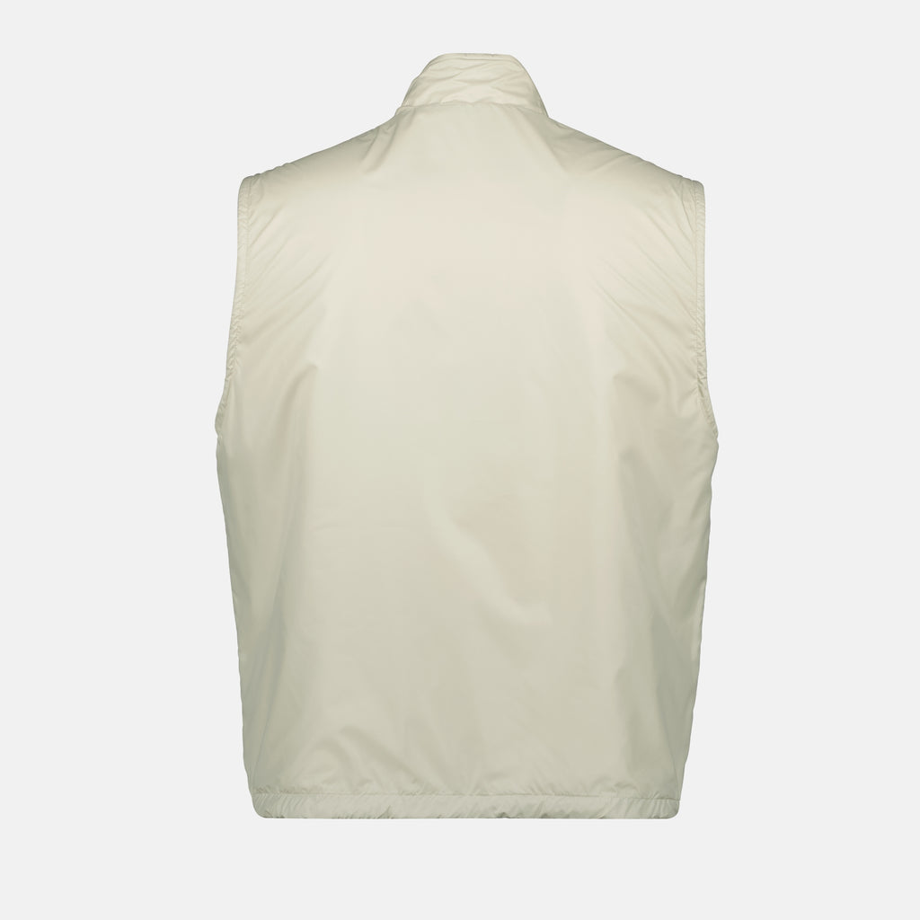 Vestes Gilet sans manches Moncler Blanc Homme