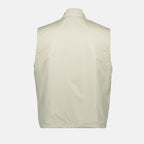 Vestes Gilet sans manches Moncler Blanc Homme