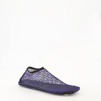 Image of the Minette Flat Ballerinas by Christopher Esber for Women - Autumn-Winter 2025 Season - Three-quarters right front view