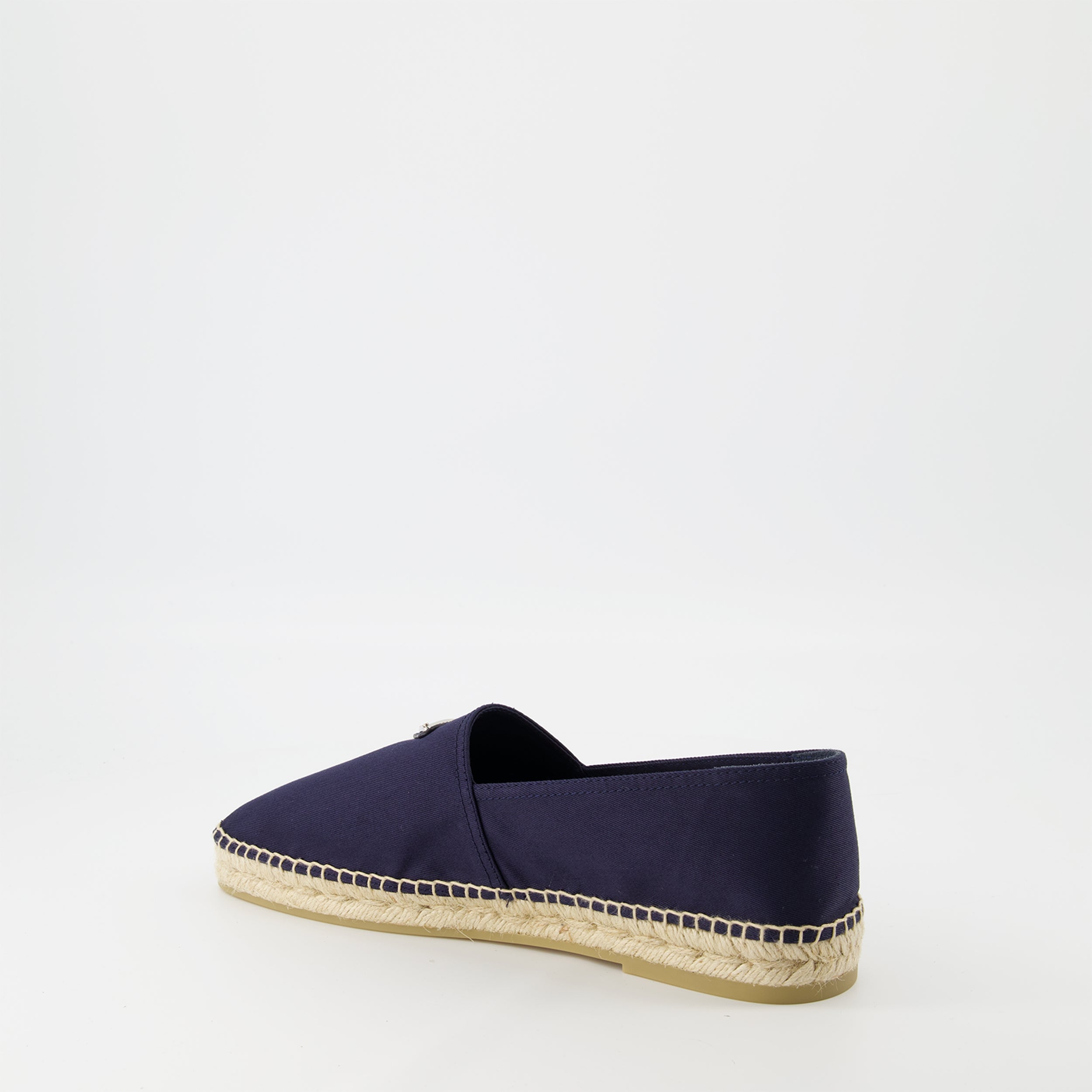 Espadrilles Espadrilles en coton Prada Bleu foncé Homme