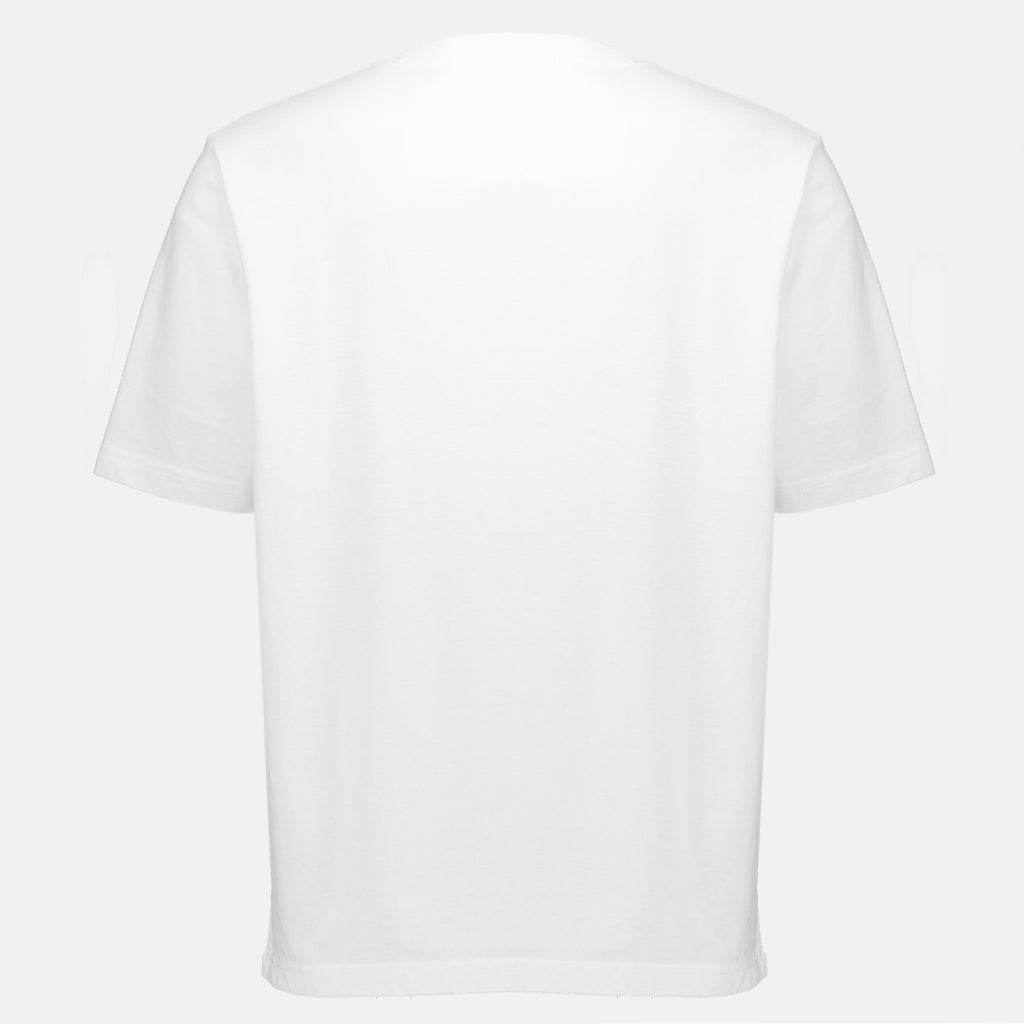 T-shirts T-shirt brodé blanc Maison Kitsune Blanc Homme