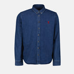 Hemden Chemise en jean Ami de coeur Ami PARIS Blau Unisex